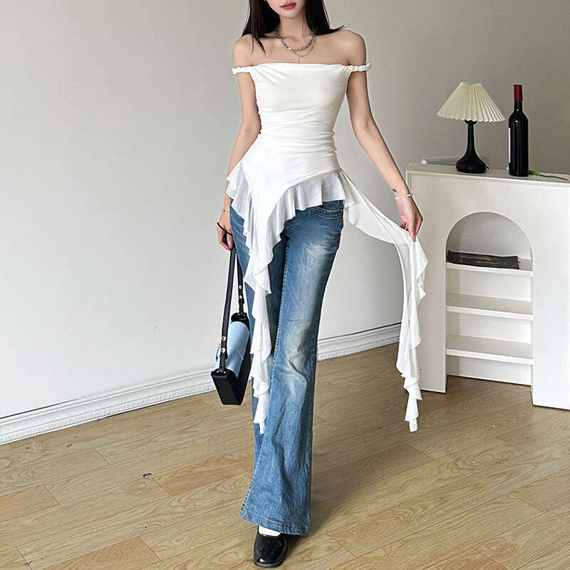European and American style summer women's solid color slim fit street one neck sleeveless dress 2025 new casual fashion trend clothing
