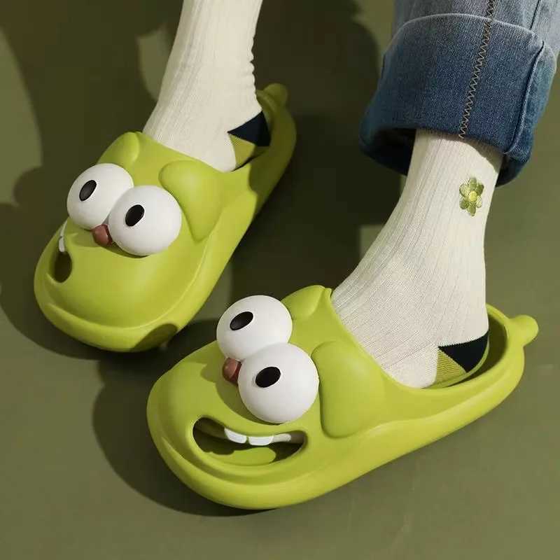 Eyriphy Unisex Beach Sandals Indoor Outdoor Non-Slips House Slippers Men Fashion Animal Slippers Cute Cartoon Women SlippersT250311