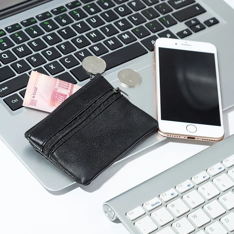 Women Men Coin Purse Small Bag Wallet Change Purses Zipper Money Bags Children Mini Wallets Leather Key Holder 250311