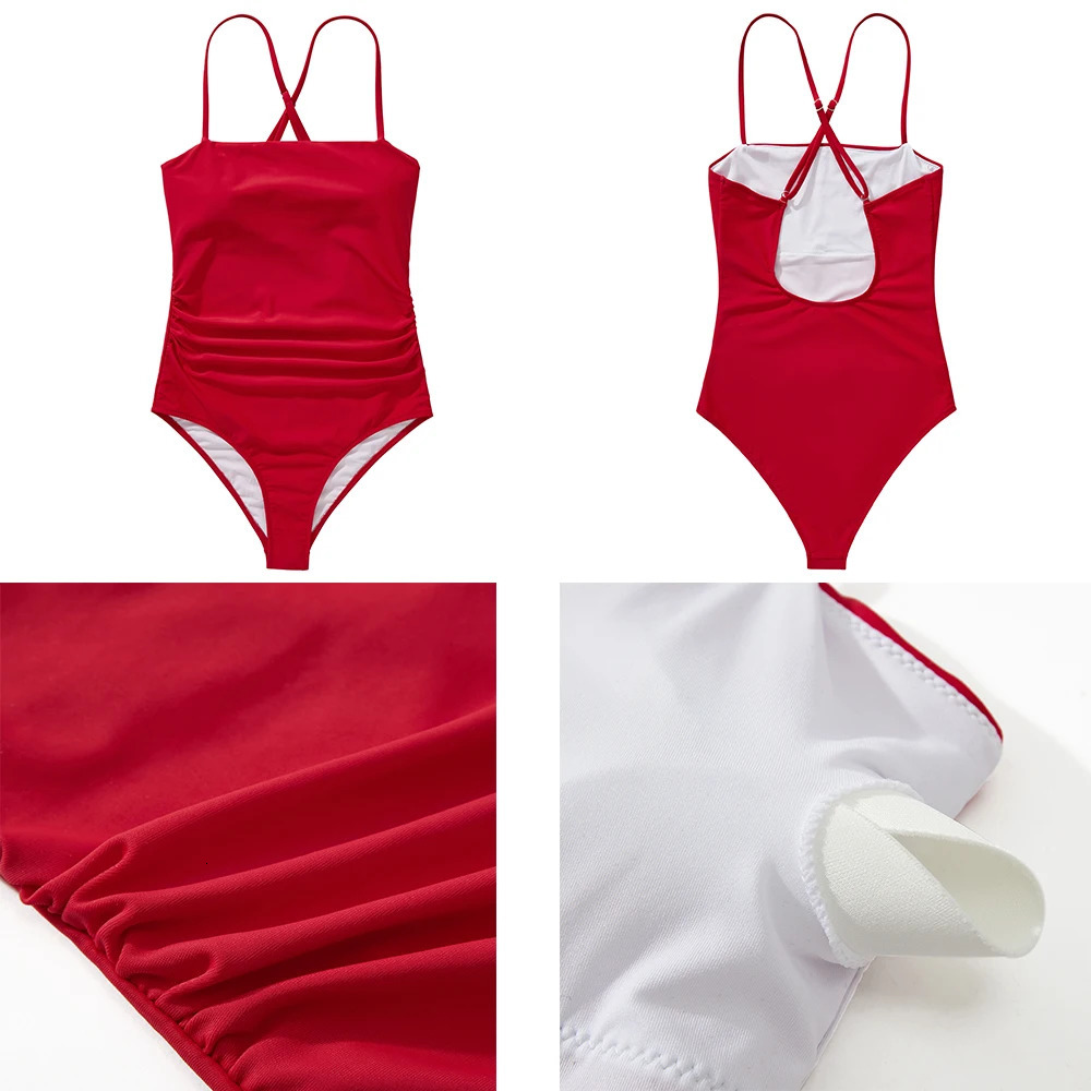 Black One Piece Swimsuit Sexy Solid Push Up Swimwear Women Summer Bathing Suits Beachwear Monokini Female 250310