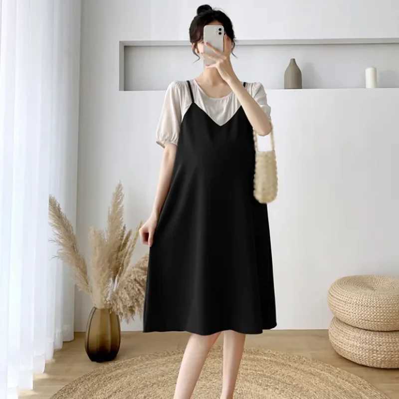 New Summer Loose Pregnant Womens DressT250311