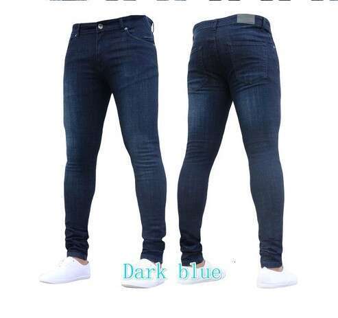 Men's hot European and American tight fitting shorts men's jeans 2025 new casual fashion trend clothing