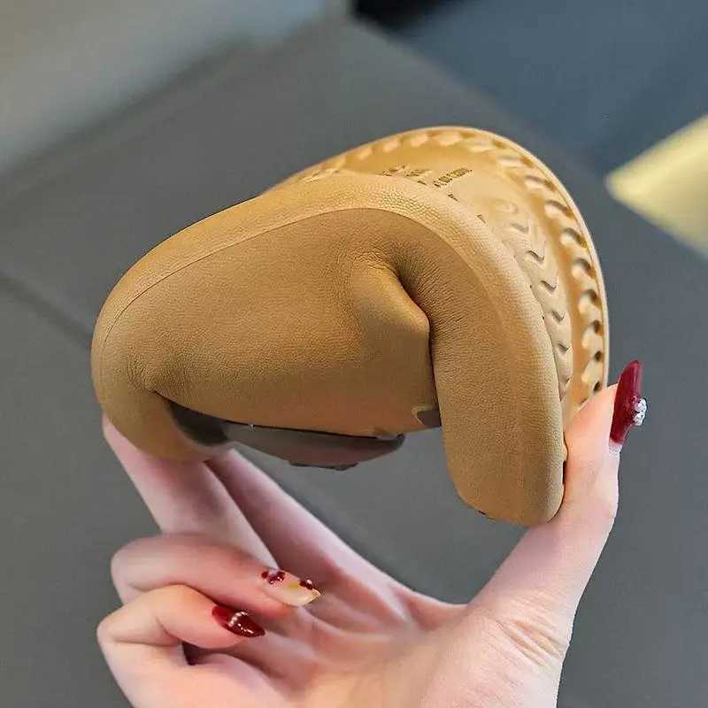 New Capybara Boys Girls Slippers Cute Cartoon EVA Beach Shoes For Kids Summer Waterproof Soft Sole Non Slip Children SlippersT250311