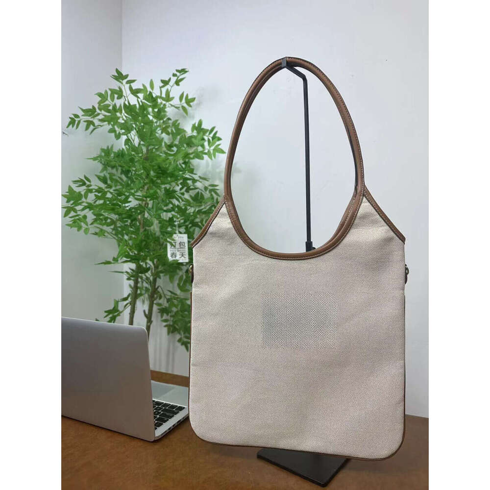 New canvas underarm large capacity tote crossbody lazy style single shoulder women's bag