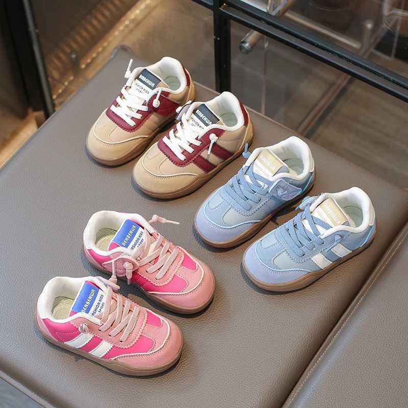 2024 Boys And Girls Canvas Shoes Childrens School Performance Shoes Fashion Children Biscuit Bottom Breathable Kids Shoes XJ250628