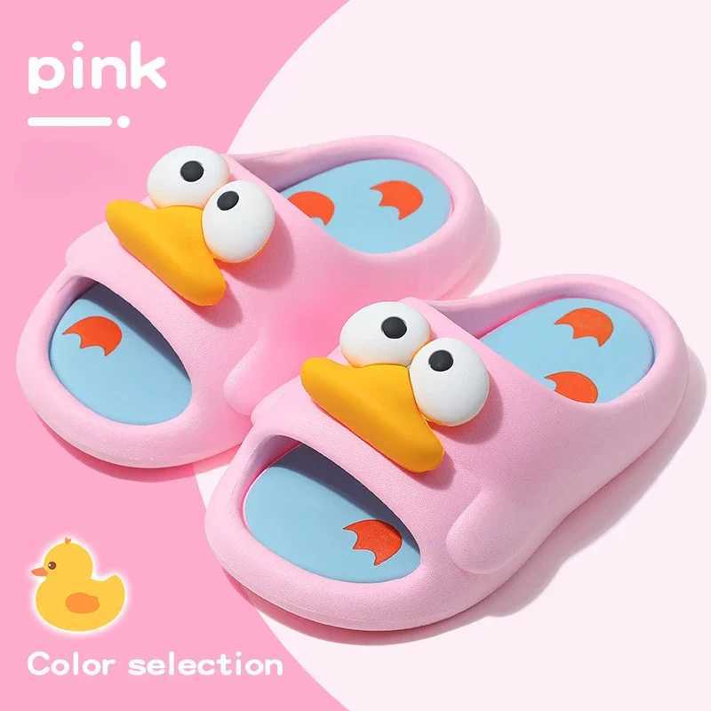 Childrens slippers summer boys shoes cartoon soft sole breathable cute comfortable baby flip-flops kids shoes for girlT250311