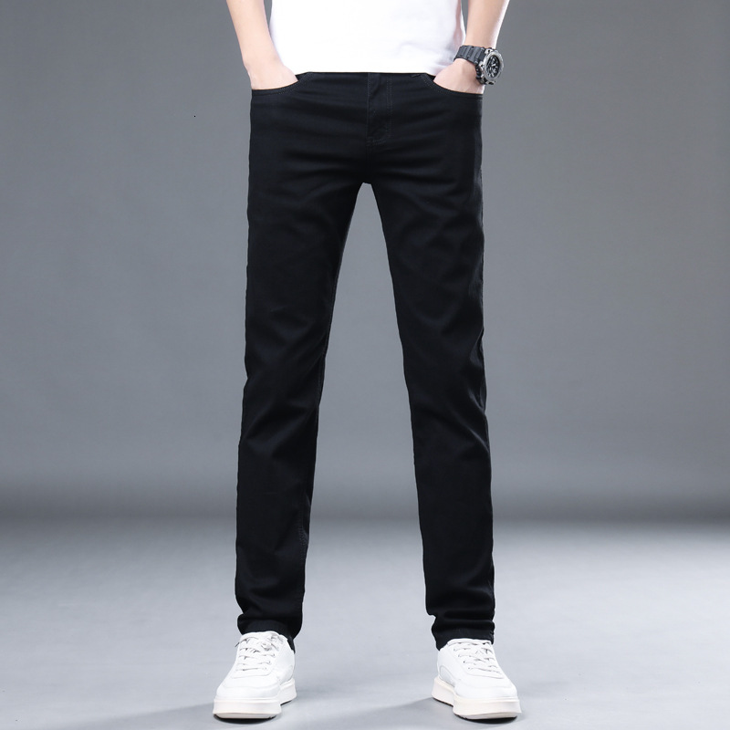Summer Ice Silk Jeans 2025 New Thin Straight Stretch Casual Pants Fashion Designer High Quality Men s Pants Outdoor Casual Jeans