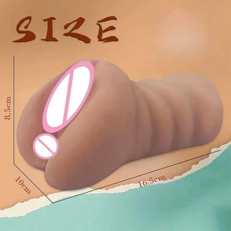 QUBANLV SexToys Male Masturbation Toy Full Size Masturbation Cup 650g Airplane Cup Real Vaginal Experience Adult Sex ProductXJ250311