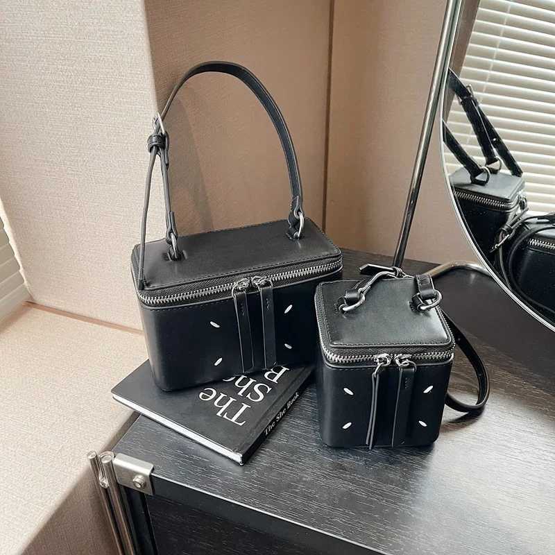 Fashion Solid Color PU Womens Shoulder Bag 2025 New Design Crossbody Bag Casual Box Handbag Bolsas De MujerC250311