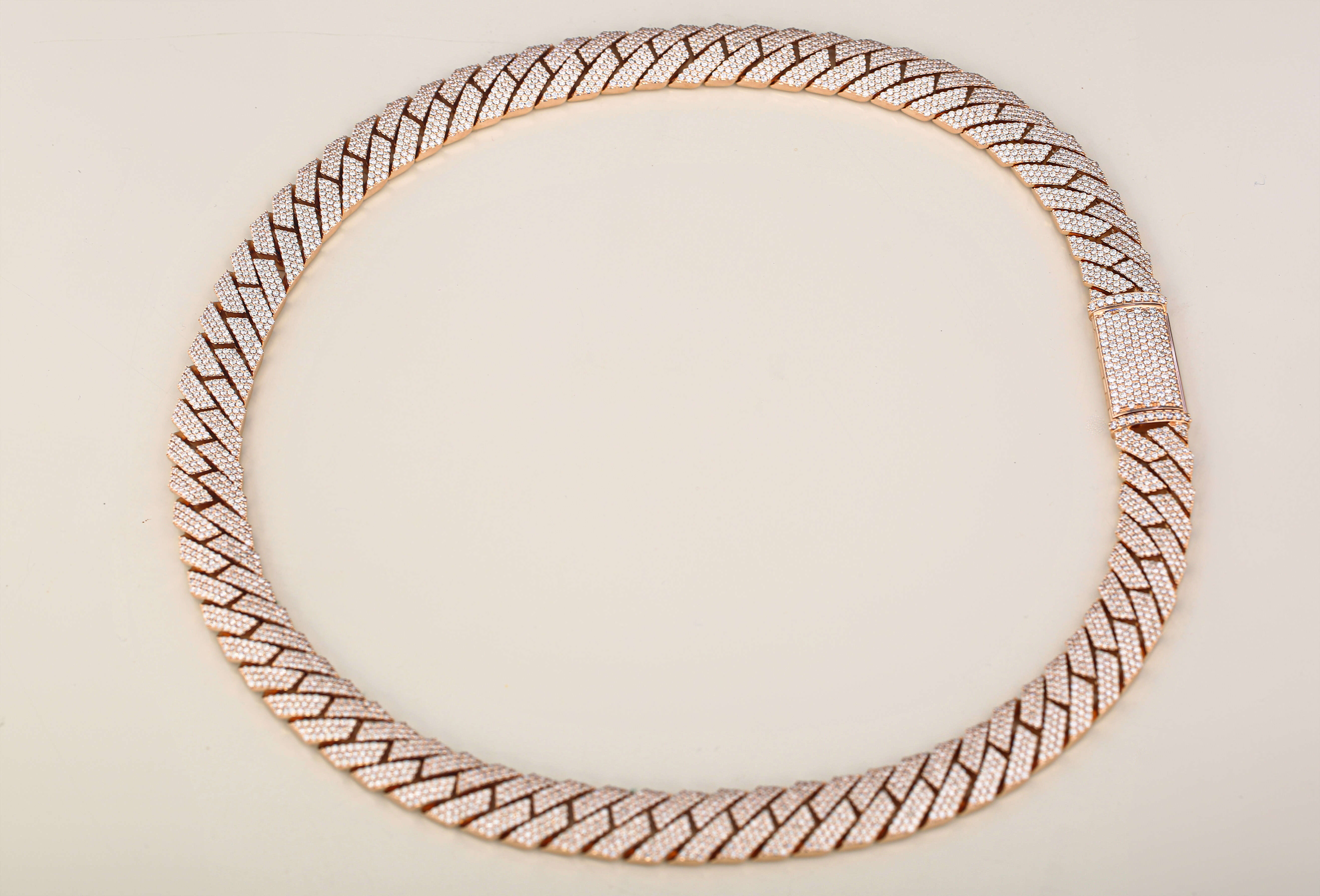 Sterg Sier Custom Hip Hop Chains for Men Men's Moissanite k Cuban Chain Necklace