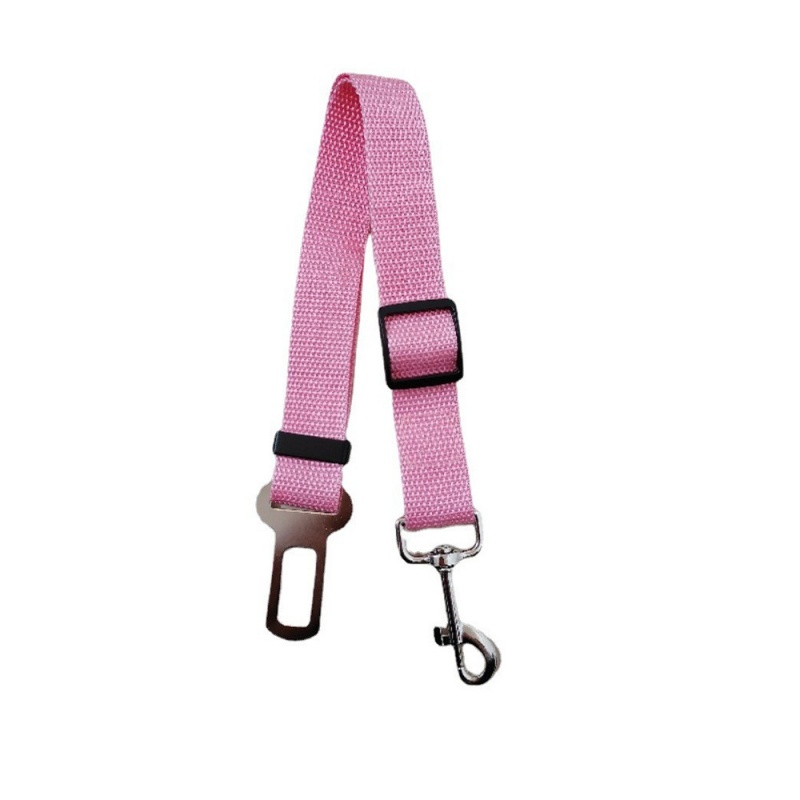 Dog Collars Adjustable Cat And Car Seat Belt for Pet Vehicle Harness Lead Clip Safety Lever Traction Accessoires