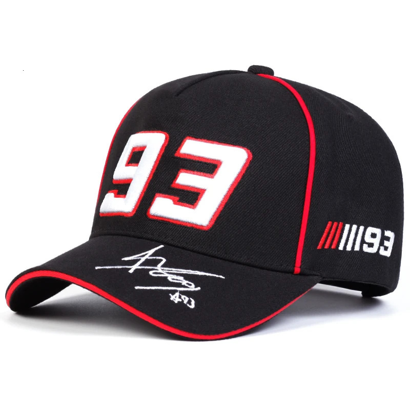 Simple Letter 93 Embroidery Hip hop Fashion Baseball cap 100% Cotton Unisex Adjustable Outdoor Sports Sun Cap Trucker H 250311