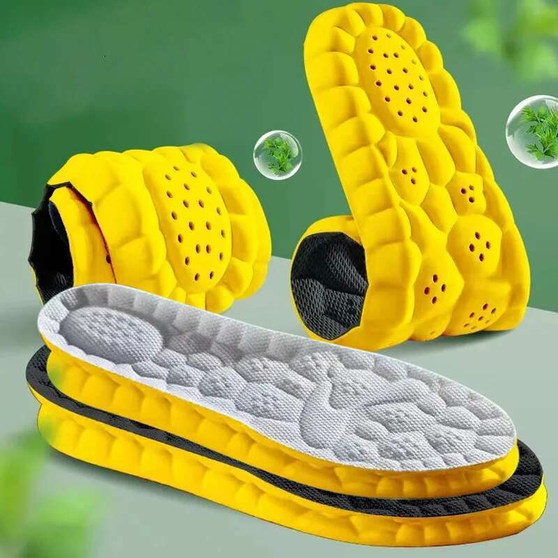 2025 New Model New Sport Insoles For Shoes Men Women Memory Foam Insole Soft Mesh Breathable Deodorant Running Shoe Pad Orthopedic Sole Cushion