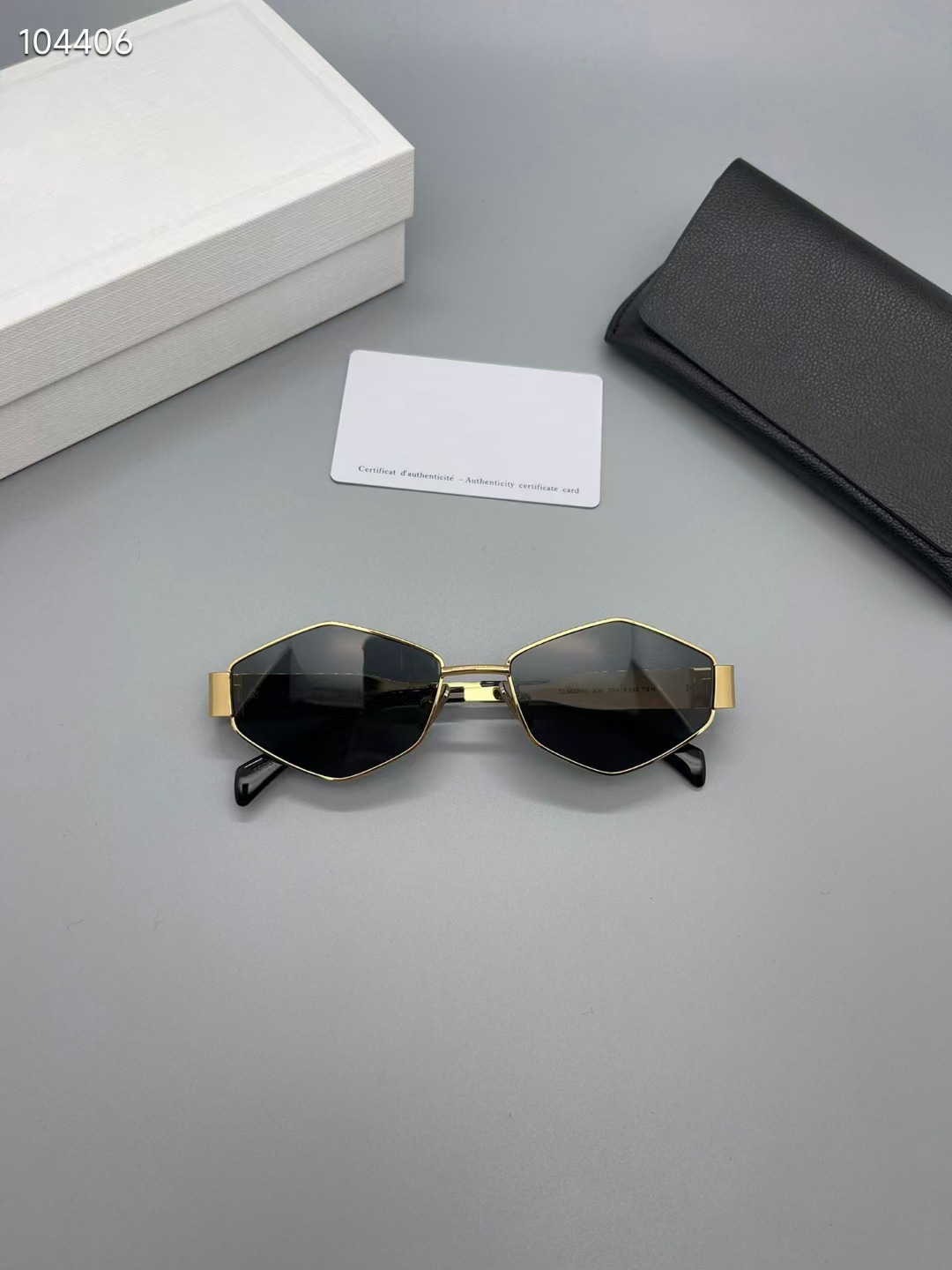 Metal Polygon Personalized Trendy Sunglasses Street Photography Sunglasses