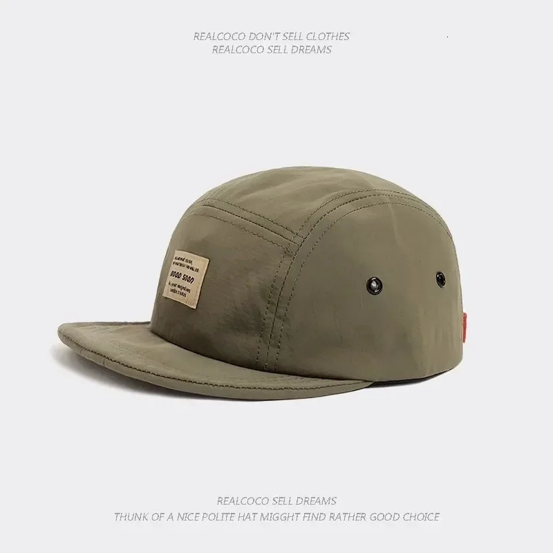 Japanese Quickdrying Breathable Short Brim Baseball Cap Men Women Face Small Foldable Soft Top Hiphop Hat 250311