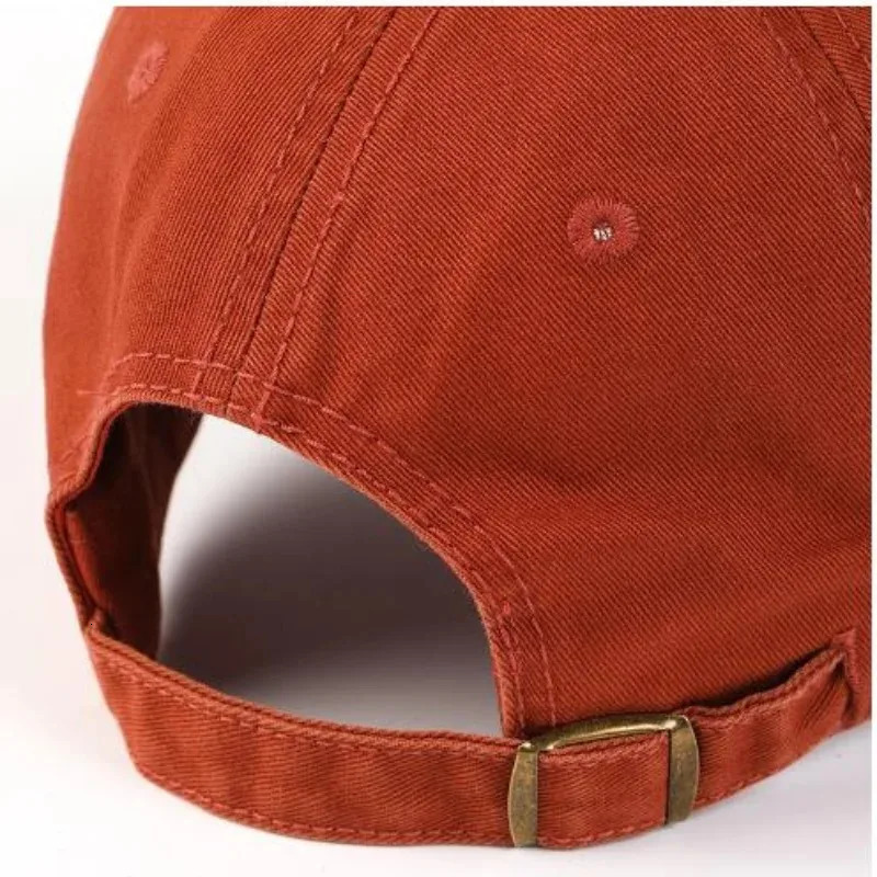 solid color largesized 63cm soft cotton baseball cap for men classic with snap button women highquality golf sun hat 5962cm 250311