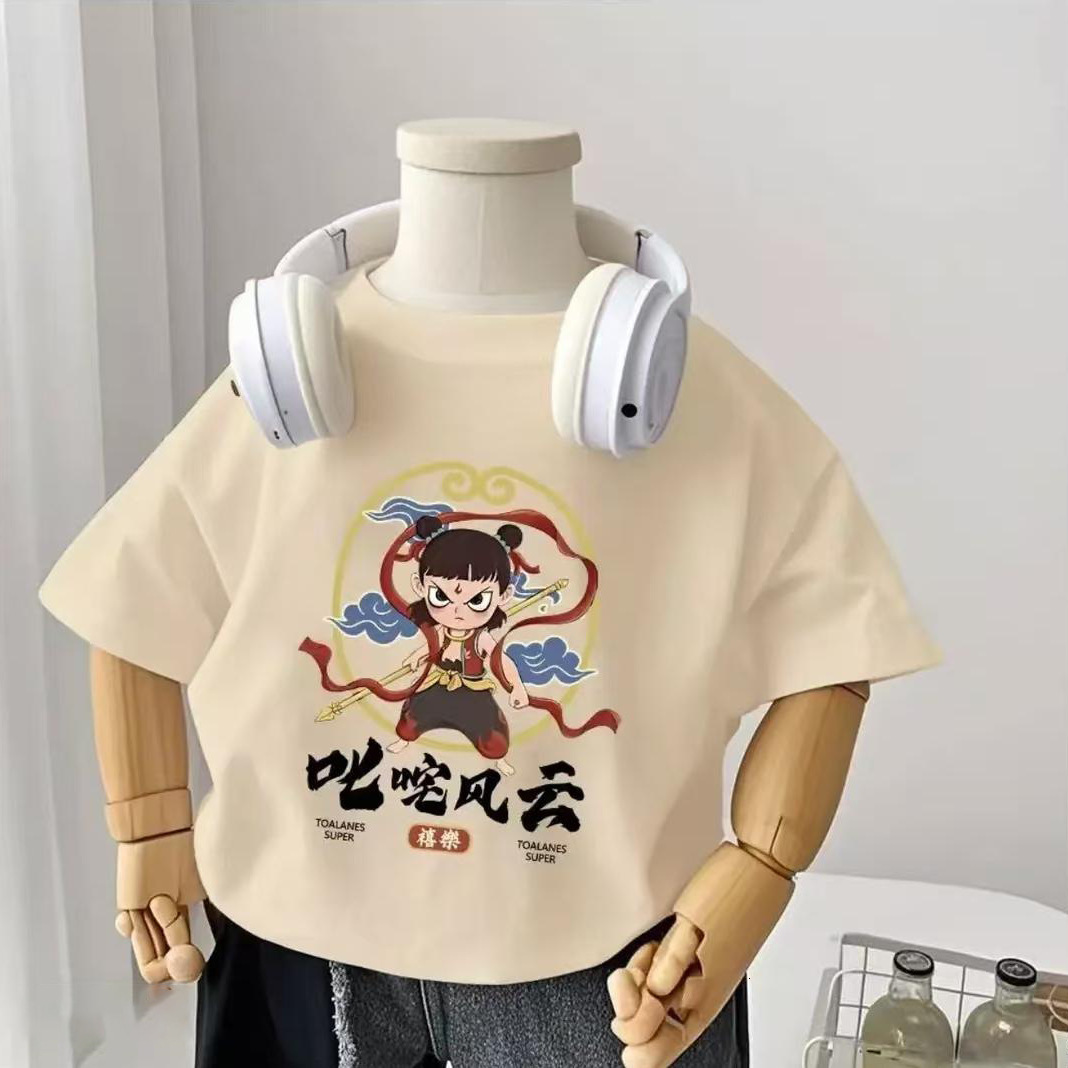 Ddmyshoesvip New Cotton Short Sleeved Men S And Women Baby T Shirt Summer Edition Sea Playful Children S Half Sleeve
