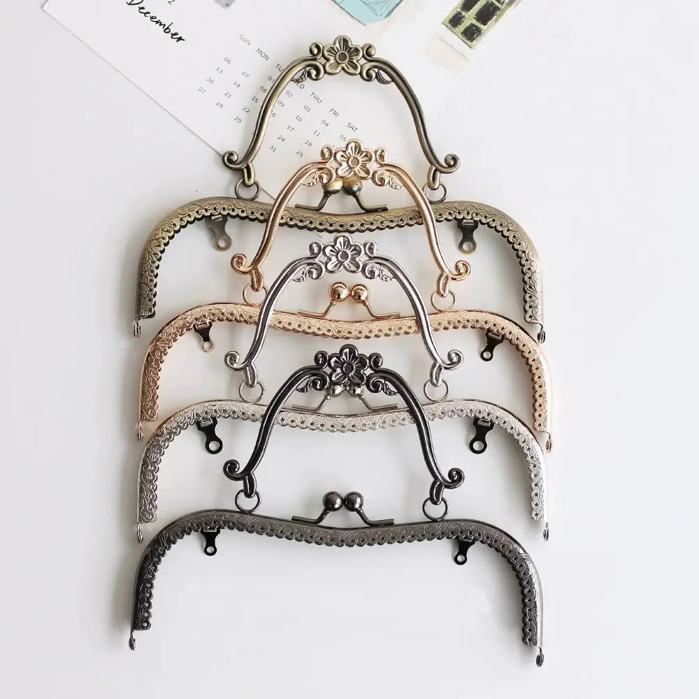 Purse Clasp Frame Bag Kiss Lock Metal for DIY Craft Making 250311