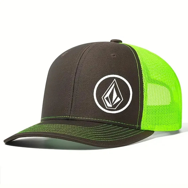Simple symbol slightly curved printed baseball cap mens and womens outdoor sports events duck American truck driver hat tr 250311