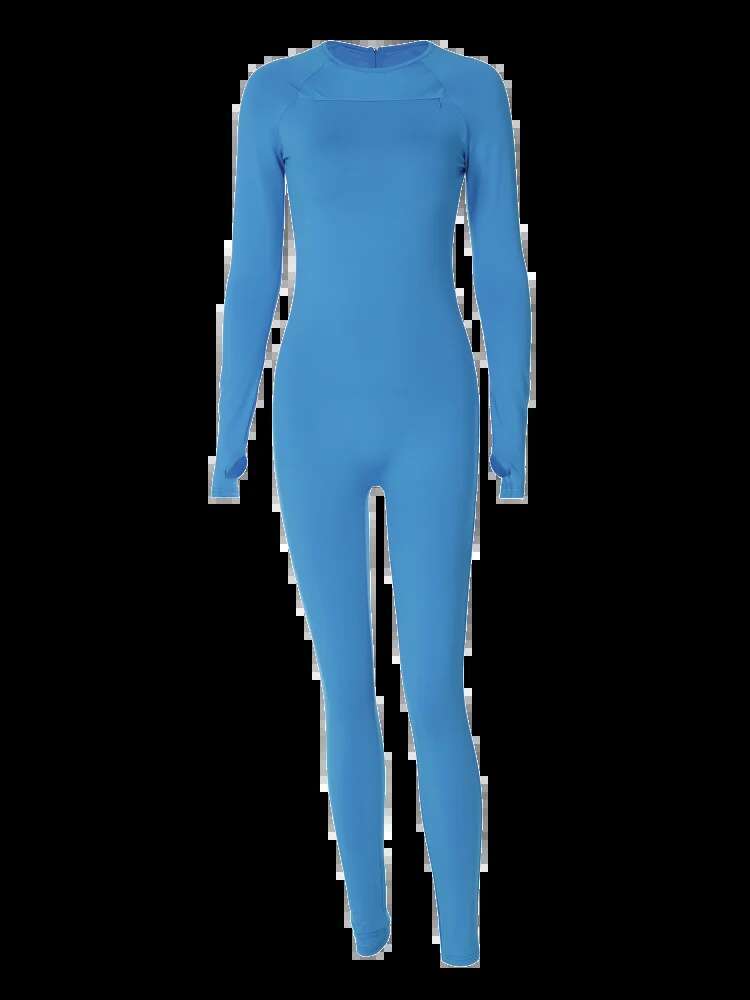Dulzura Jumpsuit Solid Zipper Sexy Wholesale Drop Shipping Vocation 2023 Autumn For Women Party Clubwear Streetwear Body-Shaping