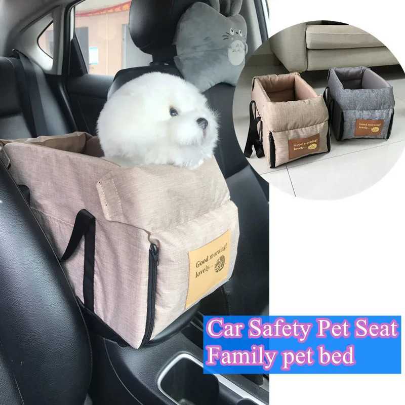 Travel Cat Dog Bed Transport Portable Car Central Safety Pet Seat Cat Dog Carrier Protector For medium/small Dog Bag Accessorie 250205