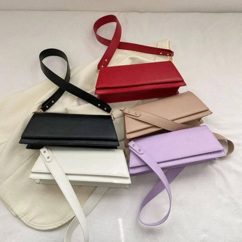 New Arrival Fashion Womens Small Crossbody Bag PU Leather Messenger Bag Summer Travel Bag for Female Clutch Purses and Handbags R250311