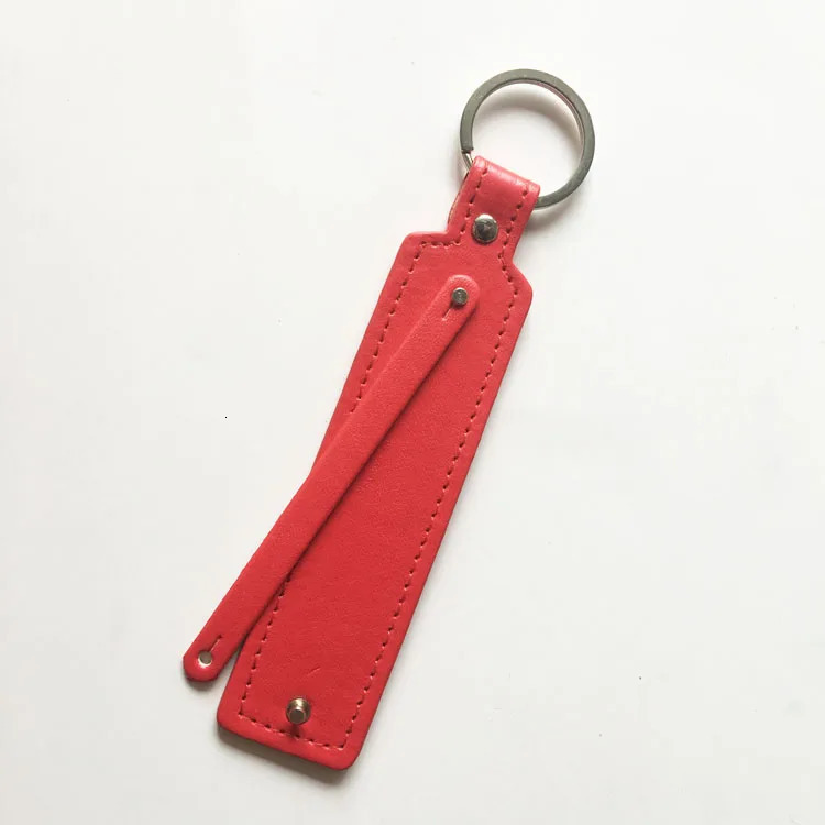 10pcs 830Width*130mm Length Copy leather Key chains Keyrings with 8mm small belt can through 8mm slide charms 250305