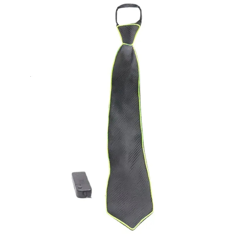 Update Led Tie Fanny Novelty Necktie For Men LED Light Up Ties Motorcycle Accessory
