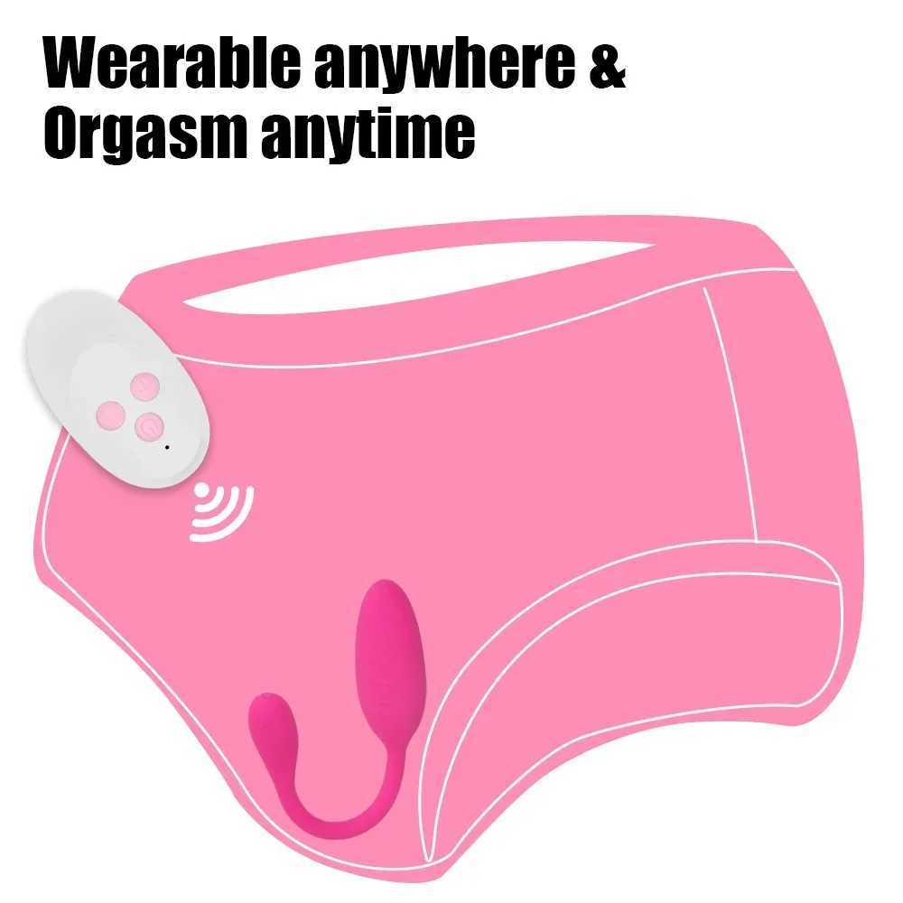 18cm Slim Vibrators for Women Nipple Clamps Vaginal Balls G Spot Massager Anal Plug Cordless Panties Sex Toys Female MasturbatorXJ250311