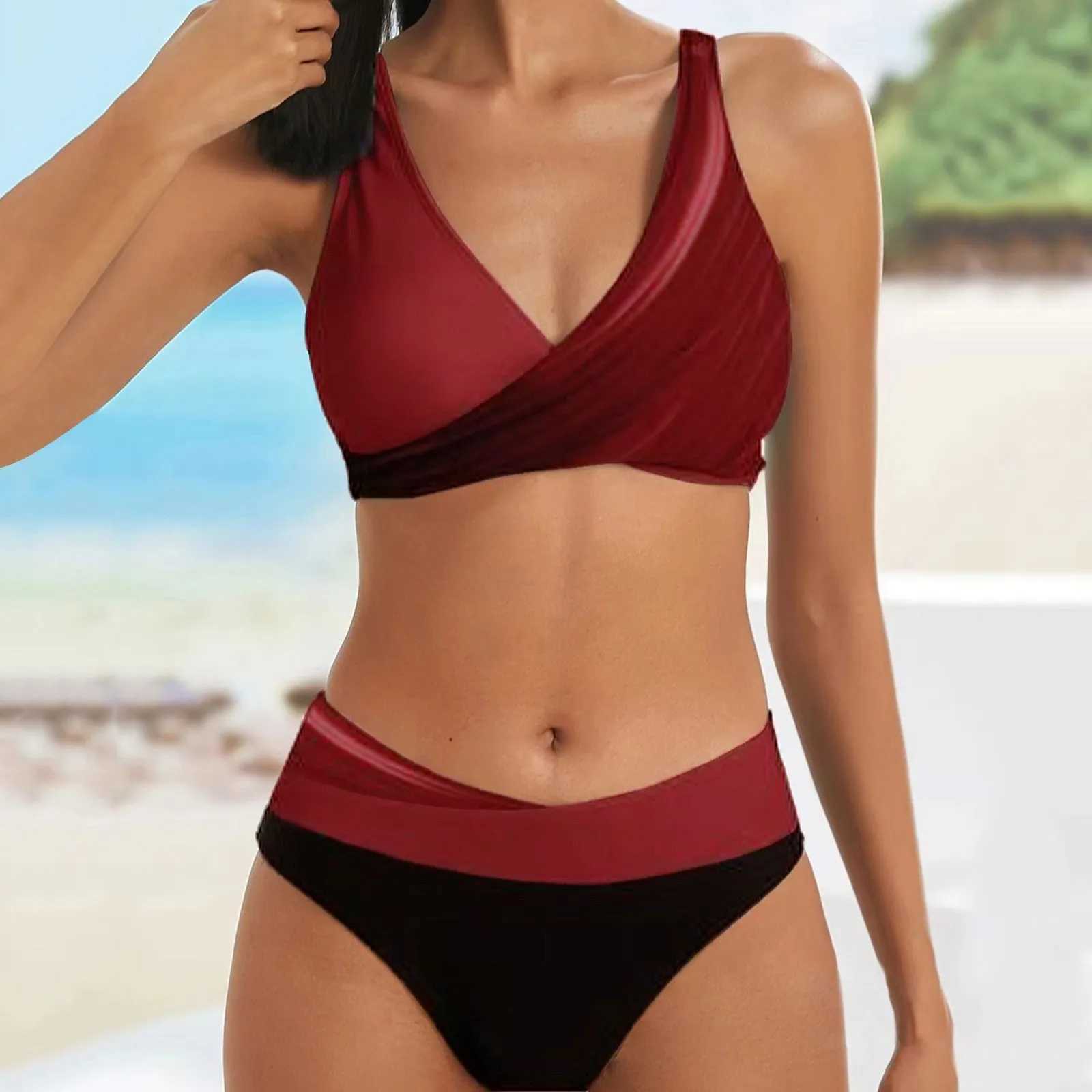 Prints Bathing Swimsuit Bikinis Set Womens High Waist Bottoms Bikini 2 Piece WomenS Swimsuit Bikini Woman 2024 Trend Push Up T250602