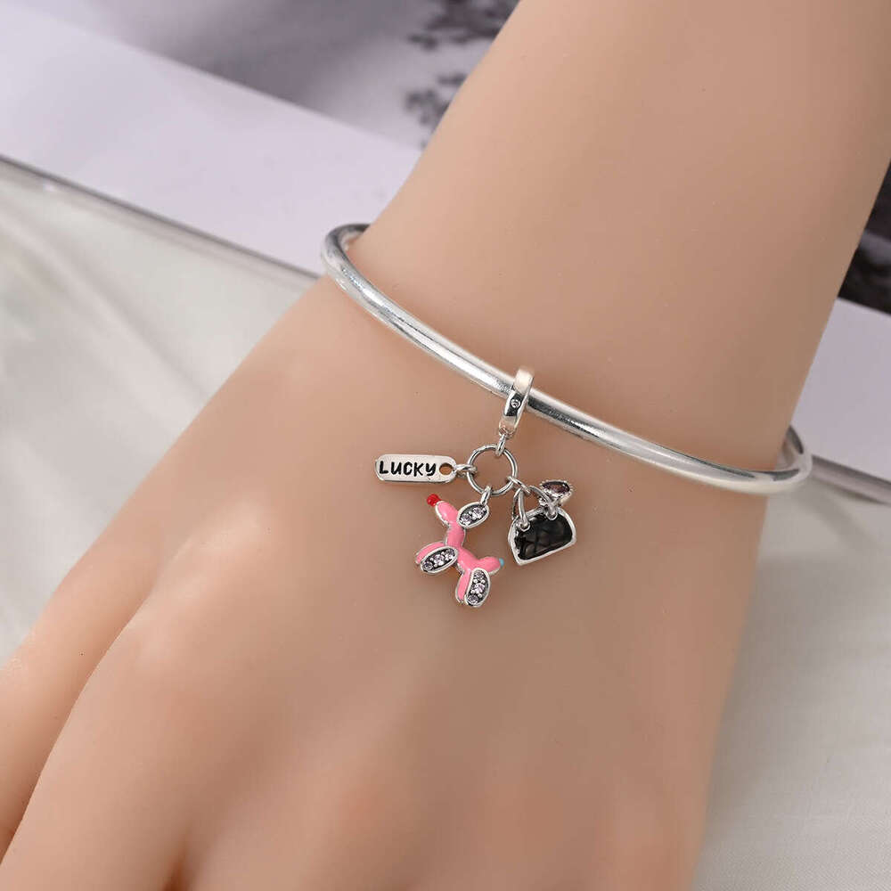 New 925 Sterling silver Flamingo Charms Sun Flower Pendant Beads FIT DIY Jewelry Accessories Bracelet 925 Sterling silver jewelry gift for women