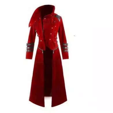 19 Winter Long New Coat Men's Trend Slim Fit Handsome Gentleman Style Stand Up Collar