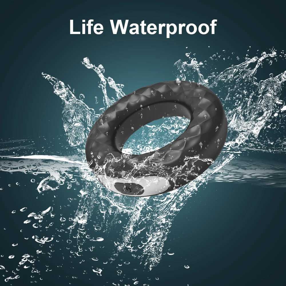 Remote Control Cock Ring Vibrator for Men Remote Control Penis Rings Delay Ejaculation Erection Masturbator Sex Toys for Men XJ250607