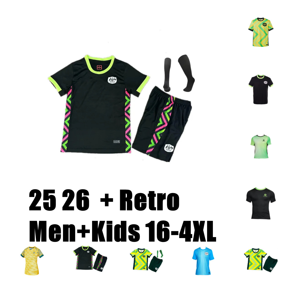 24 25 26 Australia National Team Cooney-Cross Soccer Jerseys Micah Carpenter Raso Hunt Wheeler Chidiac Gorry Vine men and kids Foord Catley football shirts Fowler 4XL