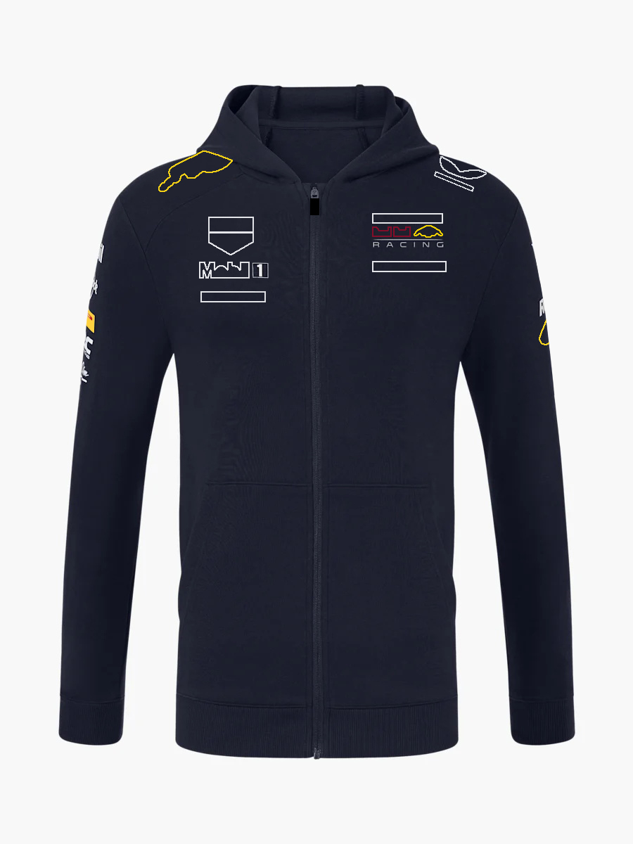2025 F1 Team Zip Formula 1 Racing Men Hoodie Driver Hooded Sweatshirt Soft Shell Jacket for Car Fans Plus Size Custom free shipping