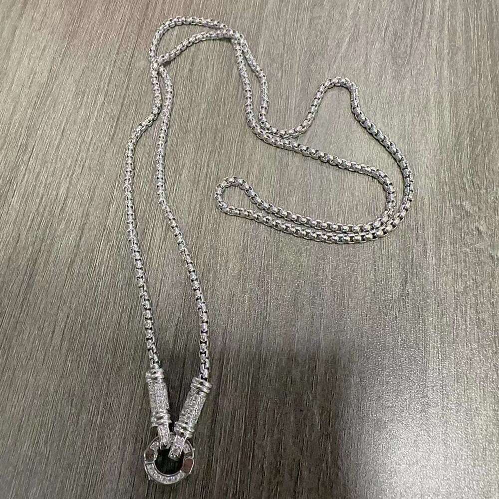 Thai Buddhist brand square dia buckle necklace hanging high-end pendant rope, universal buckle, jade and stone adjustable