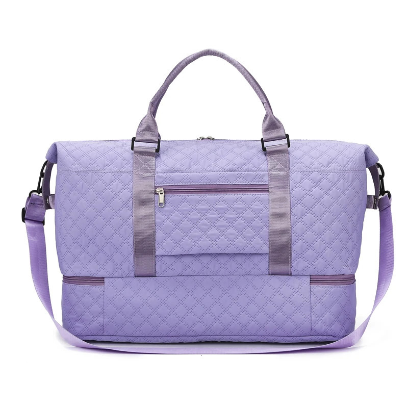 Large Capacity Travel Duffle Bag Sports Fitness Gym Yoga Tote Weekender Overnight Luggage Suitcase Organizer 250311