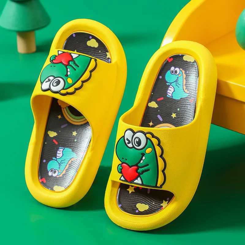 Summer Slippers Cartoon Shoes Boys Girls Children Slippers KidsCute non-slip Sandals Indoor Home Bathroom Shoes Baby Beach SandT250311