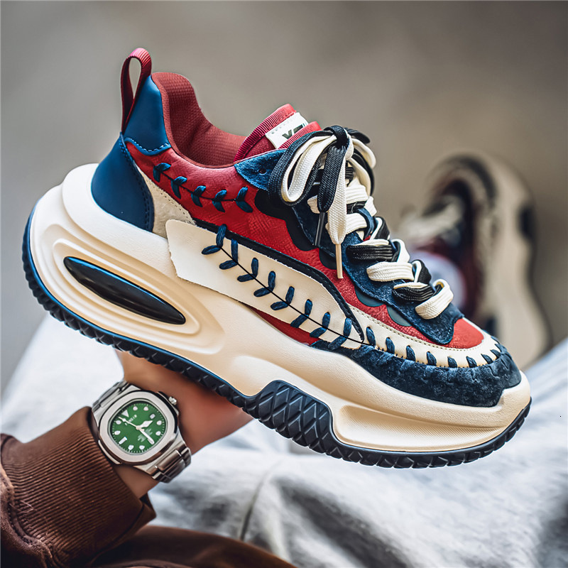 Designer's Spring New Thick Soled Sports Shoes Fashion Student Casual Dad Shoes Multi Functional Sports Running Shoes Live Streaming Men's S