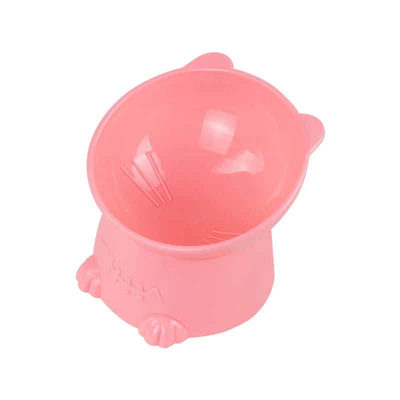 Sturdy Pet Food Bowl PP Cats Dogs Water Feeder Dish Plate Tilted Easy to Wash Pet Feeder Bowl Pet Supplies - view 6