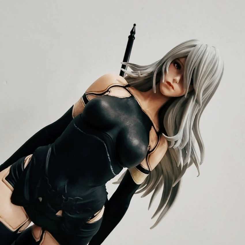 50cm NieR Automata Yorha on B 2B YoRHa on A No.2 A2 Anime Girl PVC Action Figure Toy Statue Collection Model Doll GiftXJ250311