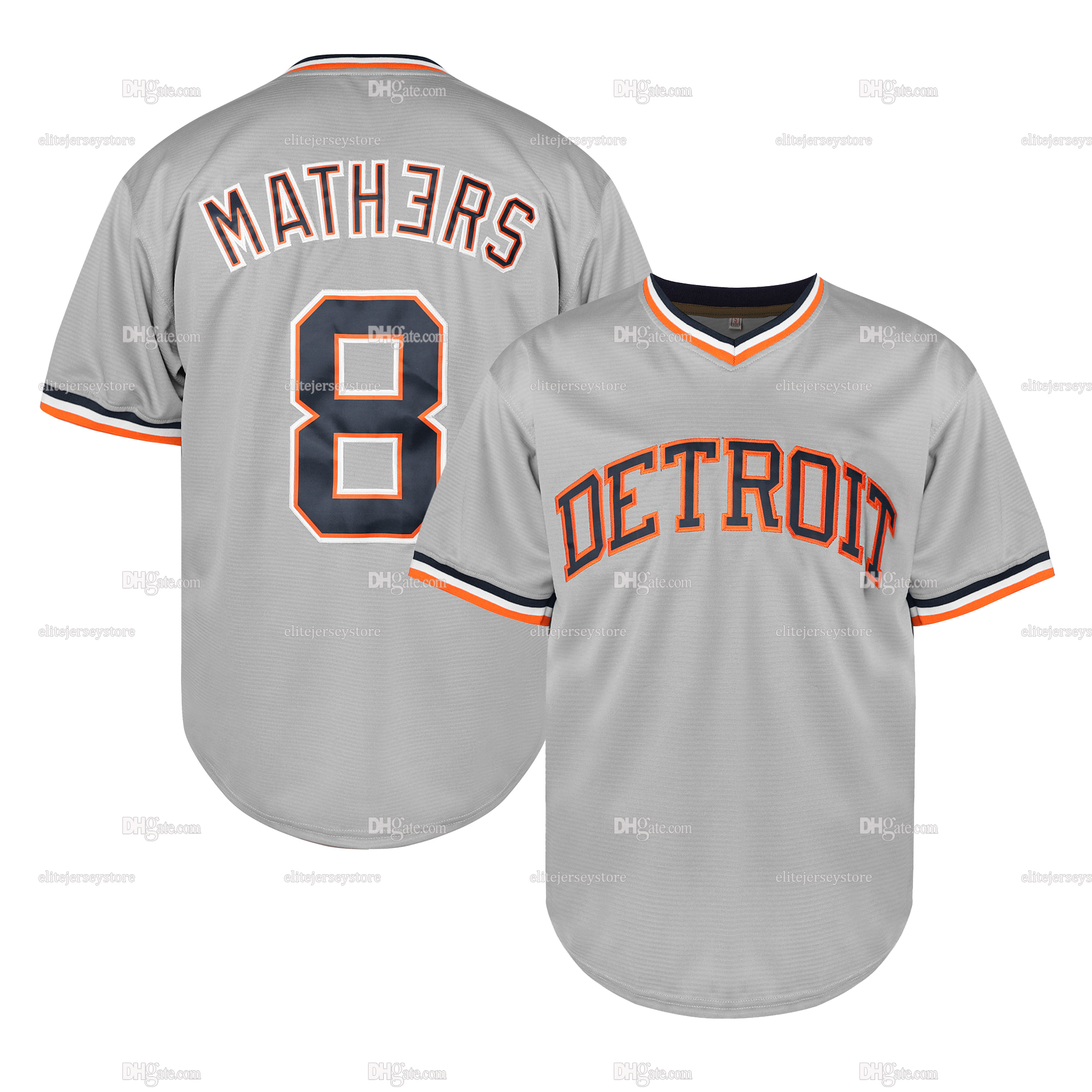 Personalized Custom Baseball Jersey Matt Vierling Riley Greene Gleyber Torres Baez Zach McKinstry Jack Flaherty