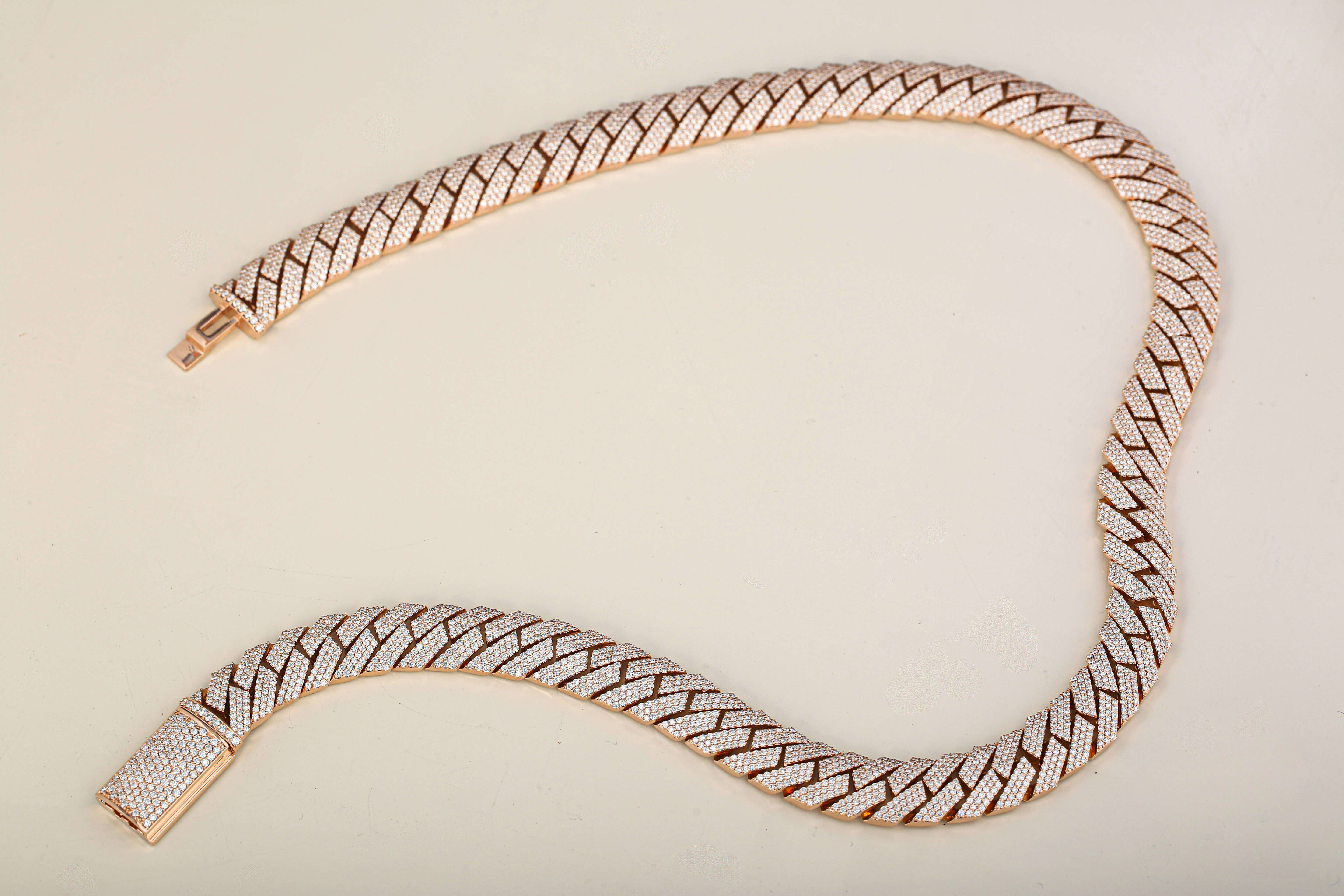 Sterg Sier Custom Hip Hop Chains for Men Men's Moissanite k Cuban Chain Necklace