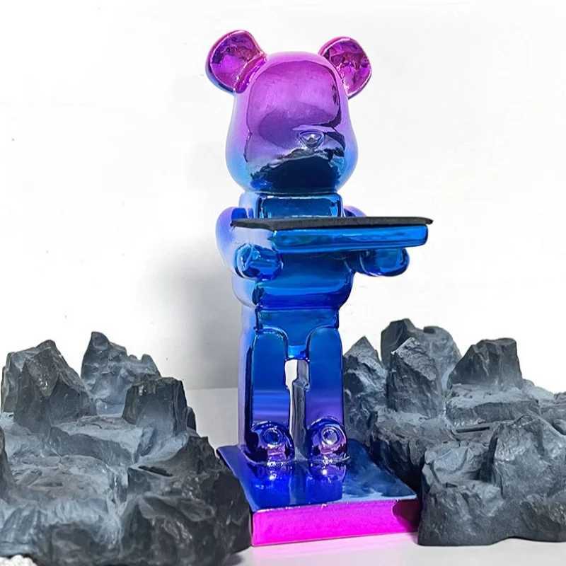 Aesthetic Bear Watch Display Rack Holder Creative Plating Bear Figure Watch Storage Shelf Support Decoration Table AccessoriesT250310