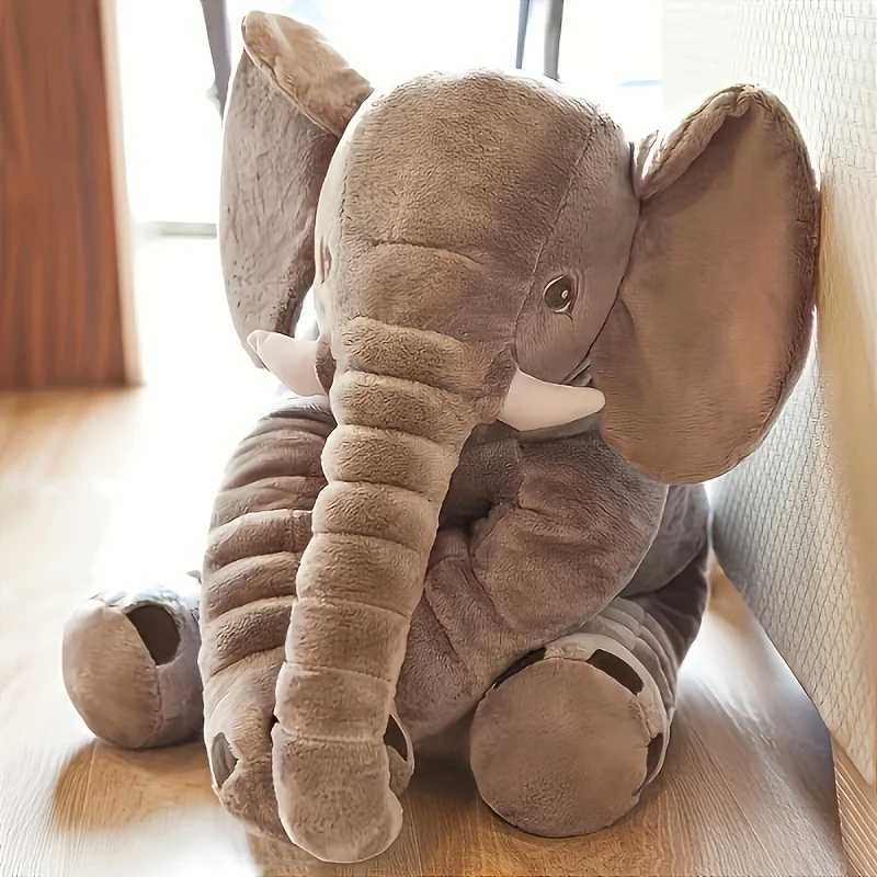 40cm Soft Elephant Plush Toys Cute Elephant Baby Sleeping Pillow Stuffed Animals Best Gifts For Kids Birthday Room DecorationT250310