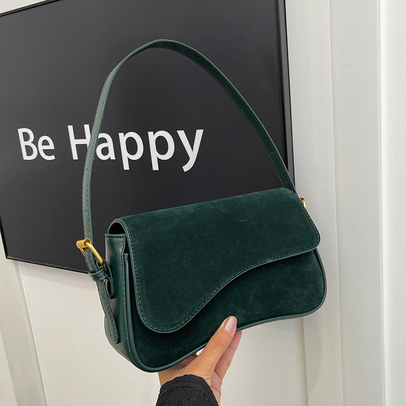 Hot Selling Women's Frosted Suede Armpit With Lazy Style And High-End Commuting Shoulder Bag
