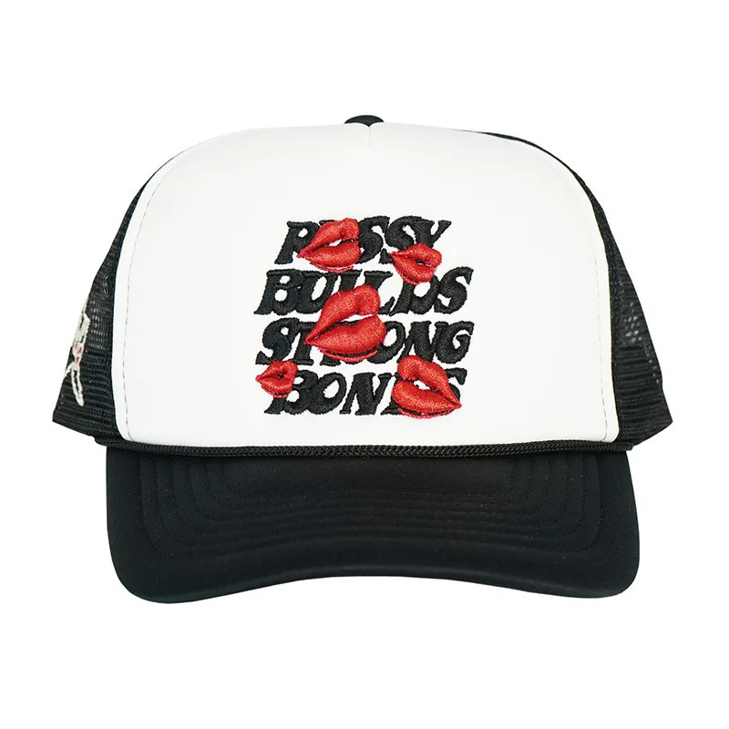 American Style Letters Lip Embroidered Baseball Hats Men Women Outdoor Sunshade Adjustable Breathable Fashion Street Truck Caps 250311
