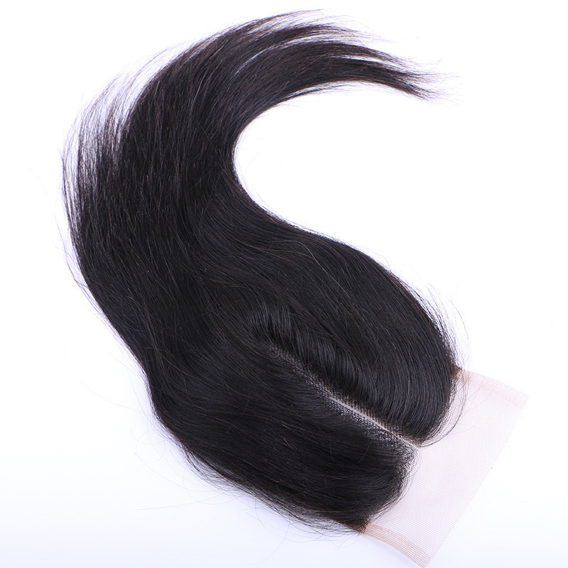 8-20 Inch 4x4 Lace Human Hair Closure 8A Grade Remy Hair Natural Looking Invisible Part High Quality Straight Wigs for Women Elegant and Intellectual 
