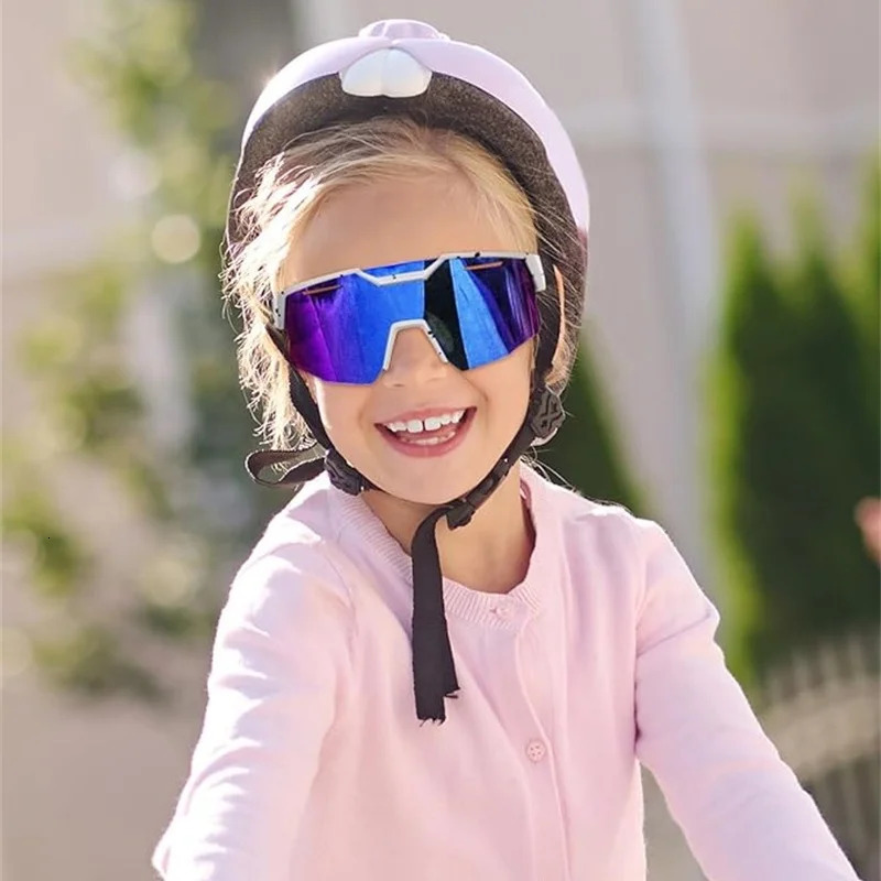 Cool Ku Kids Sunglasses Polarized Youth Baseball Sunglasses Sports Cycling Glasses UV400 for Boys Girls Age 8-14 250311