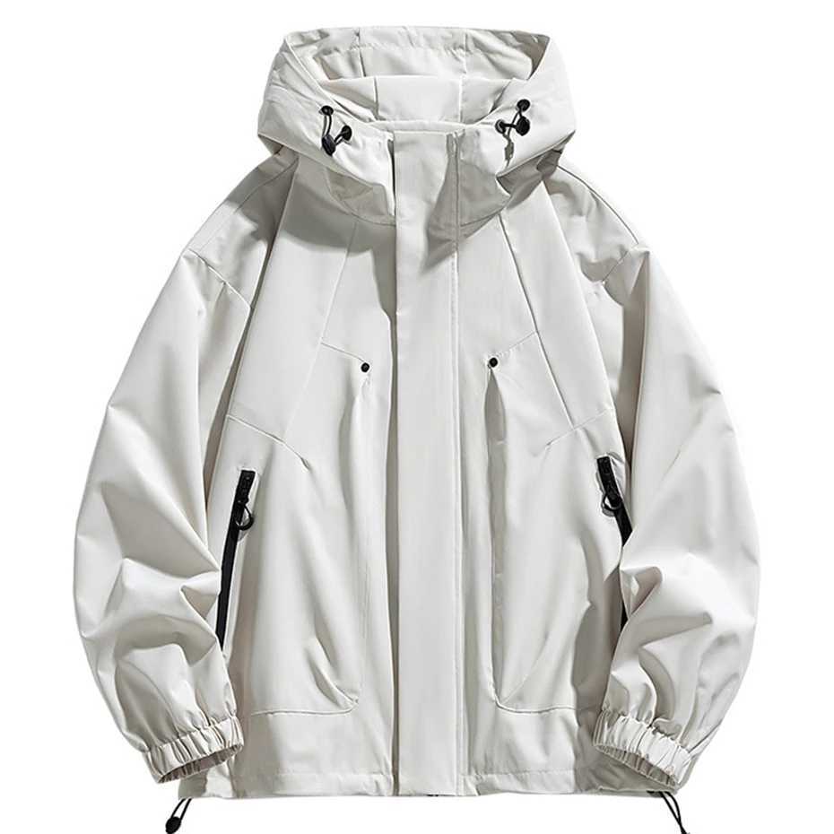 Men Jacket Trench Coats Windbreaker Oversize 6XL 7XL 8XL Plus Size Waterproof Black Bomber Camping Hooded Loose Thin SoftshellT250311